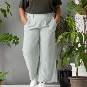 Women's Known Supply Sawyer Pant - Light blue/gray 2x